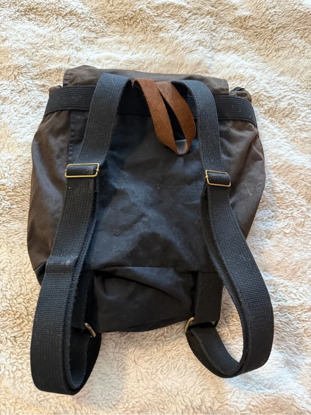 Oilskin backpack Australian